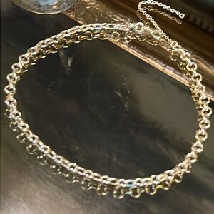 Gold Chain Choker Necklace